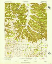 Kossuth 1953 topographic map thumbnail