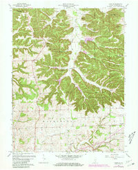 Kossuth 1963 topographic map thumbnail