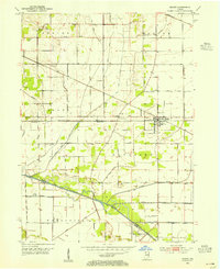 Kouts 1953 topographic map thumbnail