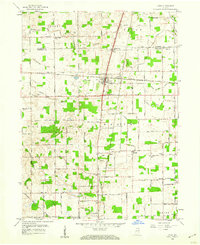 La Paz 1958 topographic map thumbnail
