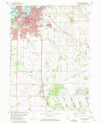 La Porte East 1974 topographic map thumbnail