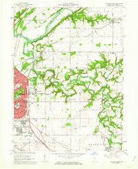 Lafayette East 1961 topographic map thumbnail