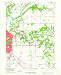 Lafayette East 1961 topographic map thumbnail