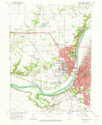 Lafayette West 1961 topographic map thumbnail