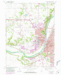 Lafayette West 1961 topographic map thumbnail