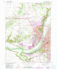 Lafayette West 1961 topographic map thumbnail
