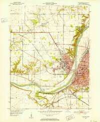Lafayette 1950 topographic map thumbnail