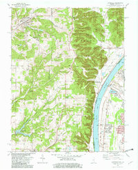 Lanesville 1982 topographic map thumbnail