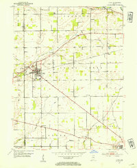 Lapel 1953 topographic map thumbnail