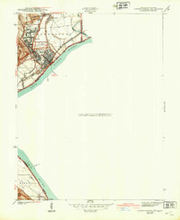 Lawrenceburg 1943 topographic map thumbnail