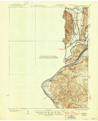 Lawrenceburg 1932 topographic map thumbnail