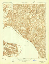 Leavenworth 1946 topographic map thumbnail