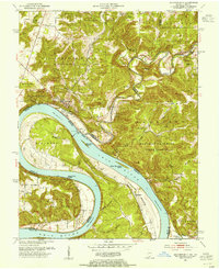 Leavenworth 1950 topographic map thumbnail