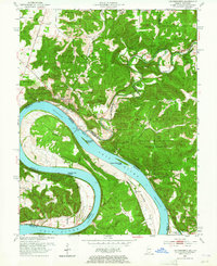 Leavenworth 1950 topographic map thumbnail