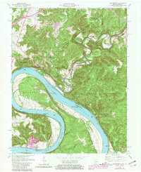 Leavenworth 1970 topographic map thumbnail