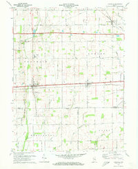 Lewisville 1970 topographic map thumbnail