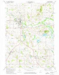 Ligonier 1973 topographic map thumbnail