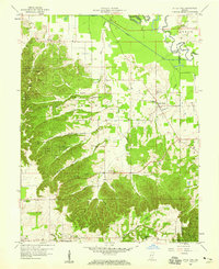 Little York 1958 topographic map thumbnail