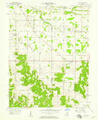 Livonia 1957 topographic map thumbnail