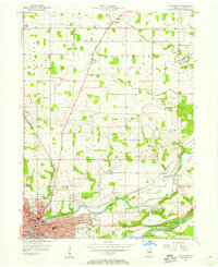 Logansport 1955 topographic map thumbnail