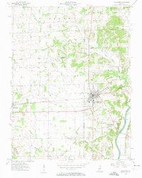 Loogootee 1956 topographic map thumbnail