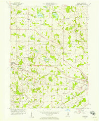 Lorane 1956 topographic map thumbnail