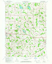 Lorane 1965 topographic map preview