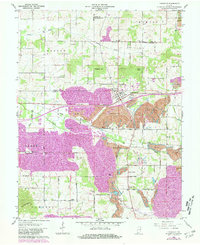 Lynnville 1960 topographic map thumbnail