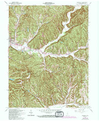 Nashville 1961 topographic map thumbnail
