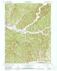 Nashville 1961 topographic map thumbnail