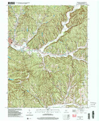 Nashville 1998 topographic map thumbnail