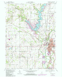Noblesville 1969 topographic map thumbnail