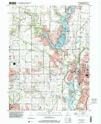 Noblesville 1998 topographic map thumbnail