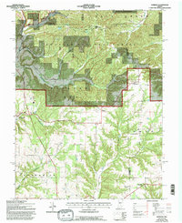 Norman 1958 topographic map thumbnail