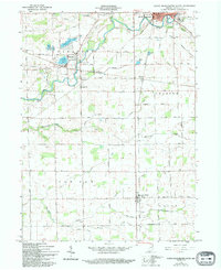 North Manchester South 1961 topographic map thumbnail