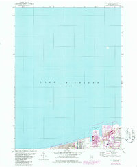Ogden Dunes 1968 topographic map thumbnail