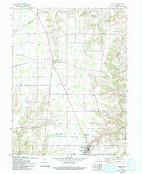 Osgood 1961 topographic map thumbnail