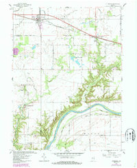 Otterbein 1961 topographic map thumbnail