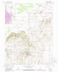 Owensville 1959 topographic map thumbnail