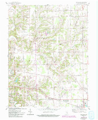 Pierceville 1961 topographic map preview