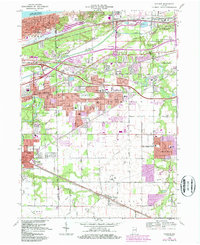 Portage 1968 topographic map thumbnail