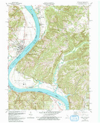 Rising Sun 1981 topographic map thumbnail