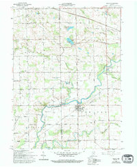 Roann 1961 topographic map thumbnail