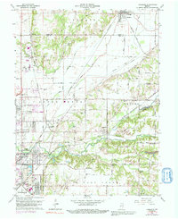 Rosedale 1962 topographic map thumbnail