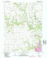 Saint Bernice 1966 topographic map thumbnail