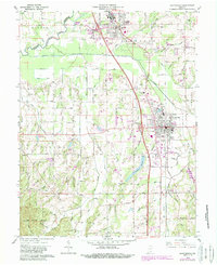 Scottsburg 1960 topographic map thumbnail