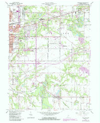 Seelyville 1963 topographic map thumbnail