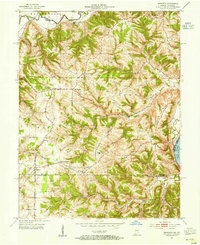 Aberdeen 1953 topographic map thumbnail
