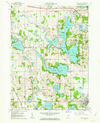 Angola West 1960 topographic map thumbnail