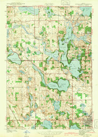 Angola West 1942 topographic map thumbnail